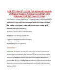 NUR265 Exam 3 V1&ndash;V3 &vert; NUR 265 Exam 3 V1&ndash;V3 &vert; Advanced Concepts of Medical&ndash;Surgical Nursing &vert; Actual Q&A with Rationale &vert; Galen