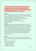 ATI Med Surg Exam 1 Practice Question Bank &vert; Comprehensive Practice Exam with Verified Questions and Answers plus Detailed Rationales &vert; Latest Update 2026&sol;2027 - Graded A&plus;