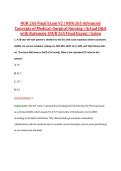 NUR 265 Final Exam V2 &vert; NUR 265 Advanced &NewLine;Concepts of Medical&ndash;Surgical Nursing &vert; Actual Q&A &NewLine;with Rationale &lpar;NUR 265 Final Exam&rpar; &vert; Galen