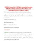 NUR265 Exam 4 V1&ndash;V3 &vert; NUR 265 Exam 4 V1&ndash;V3 &vert; Advanced Concepts of Medical&ndash;Surgical Nursing &vert; Actual Q&A with Rationale &vert; Galen