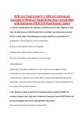 NUR265 Final Exam V1&ndash;V3 &vert; NUR 265 Final Exam V1&ndash;V3 &vert; Advanced Concepts of Medical&ndash;Surgical Nursing &vert; Actual Q&A with Rationale &vert; Galen