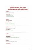 Shadow Health- Tina Jones- Musculoskeletal Case with Answers&period;
