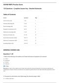 ASVAB MEPS Practice Exam&NewLine;130 Questions &bull; Complete Answer Key &bull; Detailed Rationale