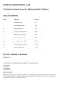 ASVAB FULL-LENGTH PRACTICE EXAM&NewLine;130 Questions &vert; Complete Answer Key & Rationales &vert; High-Yield Review