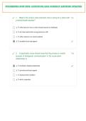 PSYCHIATRIC POST-TEST&colon; QUESTIONS AND CORRECT ANSWERS UPDATED &NewLine;