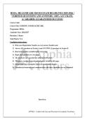 HOSA- HEALTHCARE ISSUES EXAM HEADLINES 2025-2026 &vert;&NewLine;VERIFIED QUESTIONS AND ANSWERS &vert; 100&percnt; ACCURATE&comma;&NewLine;A&plus; GRADED&comma; GUARANTEED SUCCESS&excl;