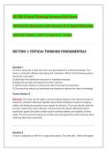 ATI RN Critical Thinking Complete Exam Prep Package 2026&sol;2027 &vert; Proctored&comma; Entrance & Exit Exams &vert; Practice Questions & Detailed Rationales &vert; Comprehensive Nursing Review &vert; Graded A&plus;