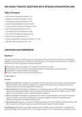 CEN EXAM 2 PRACTICE QUESTIONS WITH DETAILED EXPLANATIONS 2026
