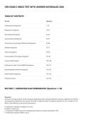 CEN EXAM 2 MOCK TEST WITH ANSWER RATIONALES 2026