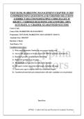 TEST BANK MARKETING MANAGEMENT CHAPTER 15 2025&NewLine;COMPREHENSIVE QUESTIONS AND VERIFIED SOLUTIONS&NewLine;&lpar;CORRECT SOLUTIONS&rpar;MULTIPLE CHOICES&vert; GET IT&NewLine;RIGHT&excl;&excl; &vert; VERIFIED QUESTIONS AND ANSWERS &vert; 100&percnt;&NewLine;ACCURATE&comma; A&plus; GRADED&comma; GUARANTEED SUCCESS&excl;