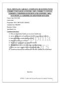 MAN&comma; 320F EXAM 1 AROIAN &vert; COMPLETE QUESTIONS WITH&NewLine;CORRECT DETAILED ANSWERS &vert; 100&percnt; CORRECT &lpar;NEWEST&NewLine;VERSION&rpar; &vert; VERIFIED QUESTIONS AND ANSWERS &vert; 100&percnt;&NewLine;ACCURATE&comma; A&plus; GRADED&comma; GUARANTEED SUCCESS&excl;
