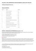 CEN EXAM 2&colon; HIGH COMPREHENSIVE CERTIFIED EMERGENCY NURSE STUDY GUIDE 202