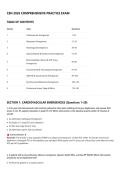 CEN 2026 COMPREHENSIVE PRACTICE EXAM