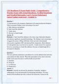 CJE Readiness II Exam Study Guide &vert; Comprehensive Practice Exam with Actual Questions&comma; Verified Answers and Detailed Rationales &lpar;100&percnt; Correct Solutions&rpar; &vert; Latest Update 2026&sol;2027 - Graded A&plus;&NewLine;