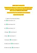 NIHSS 2025 Training B-V5  &NewLine;Comprehensive Resource To Help You Ace 2026-2027 Exams &NewLine;Includes Frequently Tested Questions With ELABORATED &NewLine;100&percnt; Correct COMPLETE SOLUTIONS &NewLine;Guaranteed Pass First Attempt&excl;&excl; Current Update&excl;&excl;  &NewLine;Instant Download Pdf&excl;&excl; 