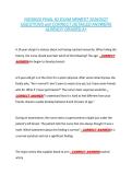 NSG6020 FINAL &num;3 EXAM NEWEST 2026&sol;2027 &NewLine;QUESTIONS and CORRECT DETAILED ANSWERS &NewLine;ALREADY GRADED A&plus;