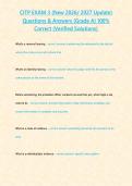 CITP EXAM 3 &lpar;New 2026 2027 Update&rpar; Questions & Answers -Grade A- 100- Correct &lpar;Verified Solutions&rpar;&period;