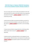 NUR 600 Exam 4  Newest 2026&sol;2027 Questions &NewLine;and Correct Detailed Answers Already Graded A&plus; 
