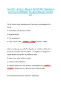 Nur 600 - Exam 1 Newest 2026&sol;2027 Questions &NewLine;and Correct Detailed Answers Already Graded &NewLine;A&plus;