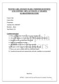 &NewLine;WOUND CARE AND SKIN TEARS &vert; VERIFIED QUESTIONS&NewLine;AND ANSWERS &vert; 100&percnt; ACCURATE&comma; A&plus; GRADED&comma;&NewLine;GUARANTEED SUCCESS&excl;