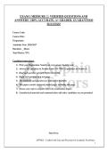EXAM 1 MEDSURG 2 &vert; VERIFIED QUESTIONS AND&NewLine;ANSWERS &vert; 100&percnt; ACCURATE&comma; A&plus; GRADED&comma; GUARANTEED&NewLine;SUCCESS&excl;