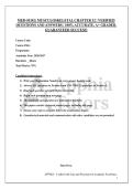 MED-SURG MUSCULOSKELETAL CHAPTER 32 &vert; VERIFIED&NewLine;QUESTIONS AND ANSWERS &vert; 100&percnt; ACCURATE&comma; A&plus; GRADED&comma;&NewLine;GUARANTEED SUCCESS&excl;