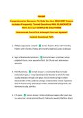 PMHNP &NewLine;Comprehensive Resource To Help You Ace 2026-2027 Exams &NewLine;Includes Frequently Tested Questions With ELABORATED &NewLine;100&percnt; Correct COMPLETE SOLUTIONS &NewLine;Guaranteed Pass First Attempt&excl;&excl; Current Update&excl;&excl;  &NewLine;Instant Download Pdf&excl;&excl;