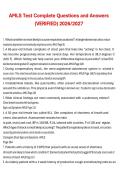 Package deal for AMLS Certification Exam Review Questions and Correct Answers &vert; Advanced Medical Life Support Study Guide 2026&sol;2027