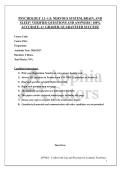 PSYCHOLOGY 1&period;1&ndash;1&period;5&colon; NERVOUS SYSTEM&comma; BRAIN&comma; AND&NewLine;SLEEP &vert; VERIFIED QUESTIONS AND ANSWERS &vert; 100&percnt;&NewLine;ACCURATE&comma; A&plus; GRADED&comma; GUARANTEED SUCCESS&excl;