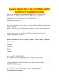 AMMO 49&18 NKO QUESTIONS WITH CORRECT ANSWERS 2025&period;