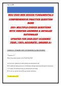 WGU Web Design Comprehensive Question Bank &vert; 410&plus; Questions with Verified Answers & Detailed Rationales &vert; All Modules Covered &vert; Updated 2026-2027 &vert; Graded A&plus;