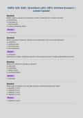 NURS 320&colon; EAQ &vert; Questions with 100&percnt; Verified Answers &vert;&NewLine;Latest Update