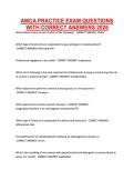 AMCA PRACTICE EXAM QUESTIONS WITH CORRECT ANSWERS 2025