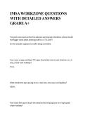 IMSA Work Zone Questions and Detailed Answers &vert; Practice Test & Study Guide 2026&sol;2027