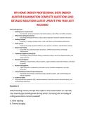 BPI HOME ENERGY PROFESSIONAL &lpar;HEP&rpar; ENERGY &NewLine;AUDITOR EXAMINATION COMPLETE QUESTIONS AND &NewLine;DETAILED SOLUTIONS LATEST UPDATE THIS YEAR JUST &NewLine;RELEASED