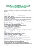 NAB NHA&sol;CORE EXAM QUESTIONS &NewLine;AND ANSWERS 2025&sol;2026 