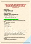 KPEERI EXAM PREP EXAM 300 QUESTIONS AND ANSWERS WITH &NewLine;DETAILED RATIONALES EACH &vert; CURRENTLY TESTING AND &NewLine;FREQUENTLY TESTED QUESTIONS &vert; EXPERT VERIFIED FOR &NewLine;GUARANTEED PASS