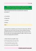 NR602 Final Questions and Correct &NewLine;Answers&sol; Latest Update &sol; Already Graded 