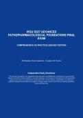 WGU D027 Advanced Pathopharmacological Foundations Final Exam &ndash; Comprehensive OA Practice 2026&sol;2027 Edition