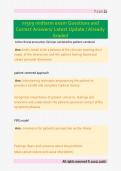 nr509 midterm exam Questions and &NewLine;Correct Answers&sol; Latest Update &sol; Already &NewLine;Graded