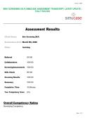 BEN- SCREENING &lpar;SLP&rpar; SIMUCASE ASSESSMENT TRANSCRIPT&vert; LATEST UPDATE &vert; FULLY SOLVED