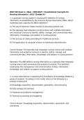 NUR 530 Exam 1 &vert; Q&A &vert; 2026&sol;2027 &vert; Foundational Concepts for Nursing Informatics &vert; ASU &vert; Graded A&plus;