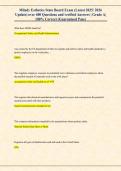 Milady Esthetics State Board Exam &lpar;Latest 2025&sol; 2026 &NewLine;Update&rpar; over 400 Questions and verified Answers &vert; Grade A&vert; &NewLine; 100&percnt; Correct &lpar;Guaranteed Pass&rpar; 