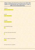 Milady Esthetics State Board Exam Prep &lpar;Latest 2025&sol; 2026 &NewLine;Update&rpar; over 400 Questions and verified Answers &vert; Grade A&vert; &NewLine; 100&percnt; Correct &lpar;Guaranteed Pass&rpar; 