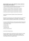 NUR 310 Midterm exam &vert; Q&A &vert; 2026&sol;2027 &vert; Nursing &vert; Health and Illness Concepts &vert; ASU &vert; Graded A&plus;