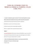 NURS 120 Exam Compilations with Complete & Verified Solutions