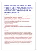 COMSAE PHASE 1 FORM 116 PRACTICE EXAM&rsqb; &NewLine;QUESTIONS AND CORRECT ANSWERS &lpar;VERIFIED &NewLine;ANSWERS&rpar; PLUS RATIONALES 2026&vert;2027 Q&A &vert; &NewLine;INSTANT DOWNLOAD PDF