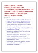 COMSAE PHASE 1 FORM 117 &NewLine;COMPREHENSIVE PRACTICE &NewLine;EXAMINATION ORIGINAL QUESTIONS AND &NewLine;CORRECT ANSWERS &lpar;VERIFIED ANSWERS&rpar; &NewLine;PLUS RATIONALES 2026&vert;2027 Q&A &vert; &NewLine;INSTANT DOWNLOAD PDF
