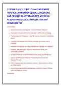 COMSAE PHASE 2 FORM 113 COMPREHENSIVE &NewLine;PRACTICE EXAMINATION ORIGINAL QUESTIONS &NewLine;AND CORRECT ANSWERS &lpar;VERIFIED ANSWERS&rpar; &NewLine;PLUS RATIONALES 2026&vert;2027 Q&A &vert; INSTANT &NewLine;DOWNLOAD PDF 