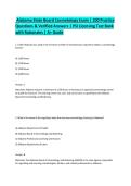 Alabama State Board Cosmetology Exam &vert; 200 Practice Questions & Verified Answers &vert; PSI Licensing Test Bank with Rationales &vert; A&plus; Guide